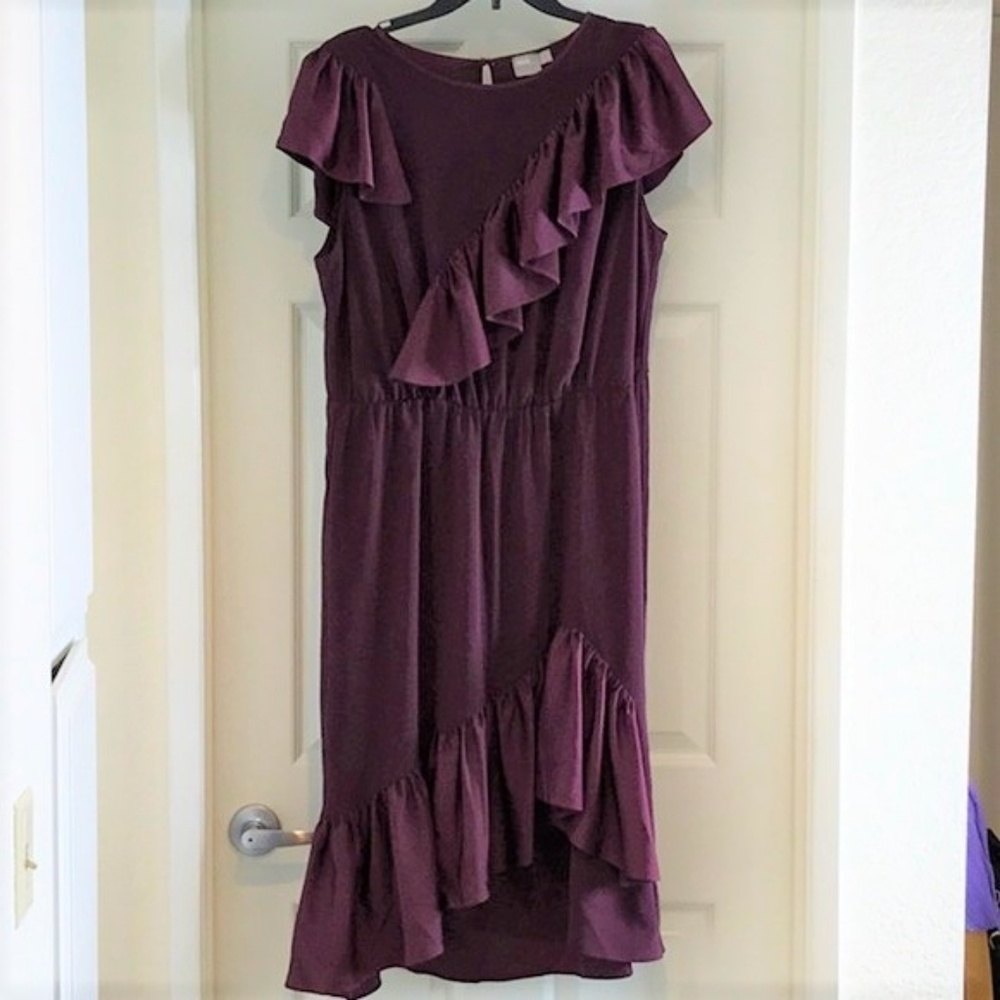 ESOS Curve Burgundy Summer Dress - NWT